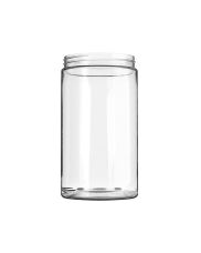 32oz (960ml) Clear PET Wide Mouth Jar Round - 89-400 Neck