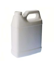 32oz (960ml) White HDPE F-Style with Handle Rectangular Plastic Bottle - 33-400 Neck