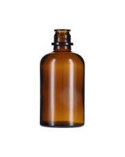 270cc Amber Pour-Out Glass Bottle