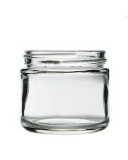 2oz (60ml) Flint (Clear) Cream Round Jar - 53-400 Neck