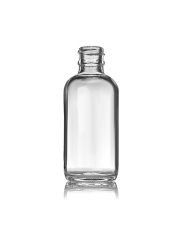 2oz Flint Boston Round Glass Bottle