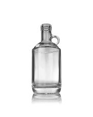 375ml (12.7oz) Flint (Clear) Moonshine Spirits Glass Bottle Round - 18.5mm Neck