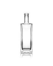 750ml (25.4oz) Flint (Clear) Glass Liberty Spirits Bar Top - 21.5mm Neck