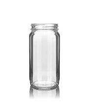 8oz (240ml) Flint (Clear) Sample Round Glass Jar - 58-400 Neck