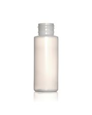 2oz (60ml) Natural HDPE Styleline Cylinder - 24-410 Neck