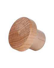 22.5mm Synthetic Shank 35mm x 10mm Low Profile Unvarnished / Unstained Maple Wood Bar Top