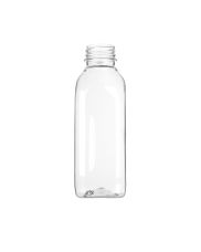 16oz (480ml) Clear PET MilkMan Beverage Bottle Square - 38-DS1.5 Neck