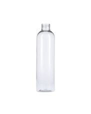 8.45oz (250ml) Clear PET 30% PCR Sonata Round Plastic Bottle - 24-410 Neck (Recycled Plastic)