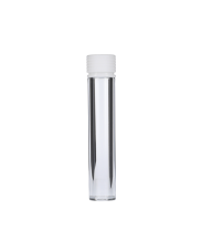 115mm Clear PET Spiral CR Tube With White Tamper Evident Break-Off Band Closure