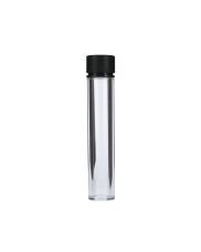 115mm Clear PET Spiral CR Tube With Black Tamper Evident Break-Off Band Closure