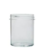 4oz Clear Straight-Sided Plastic Jar