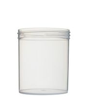 16oz Clarified PP Straight Sided Plastic Jar