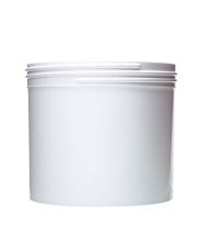 32oz White Straight-Sided Plastic Jar