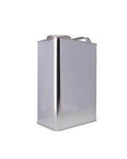 1 Gallon Silver Plain F-Style Metal Can