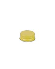 22-400 Yellow Metal Screw Cap With Customizable Liner Options