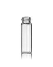 1 Dram (3.696ml) Flint (Clear) Round Glass Vial - 13-425 Neck