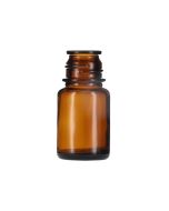 30cc (1oz) Amber Pour-Out Round Glass Bottle - 28-430 Neck