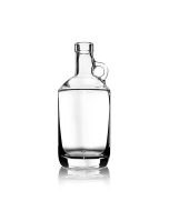 750ml (25.4oz) Flint (Clear) Moonshine Spirits Glass Bottle Round - 21.5mm Neck
