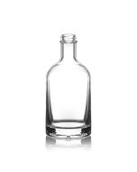 375ml Flint (Clear) Nordic Spirits Round Glass Bottle - 28-400 Neck