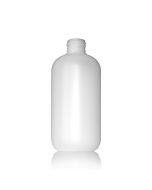 8oz (240ml) Natural HDPE Boston Round HDPE Plastic Bottle - 24-410 Neck