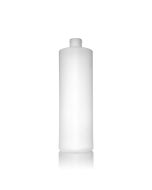 16oz Natural Round Cylinder Plastic Bottle - 24-410 Neck