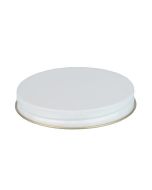 89-400 White Metal Screw Cap With Customizable Liner Options