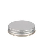 45-400 Silver Metal Screw Cap With Customizable Liner Options