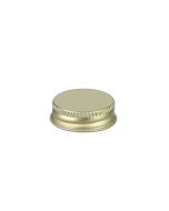 33-400 Gold Metal Screw Cap With Customizable Liner Options