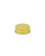 28-400 Yellow Metal Screw Cap With Customizable Liner Options