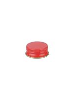 22-400 Red Metal Screw Cap With Customizable Liner Options