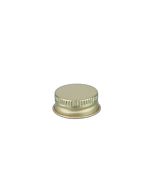 22-400 Gold Metal Screw Cap With Customizable Liner Options