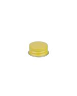 20-400 Yellow Metal Screw Cap With Customizable Liner Options