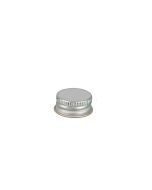 20-400 Silver Metal Screw Cap With Customizable Liner Options