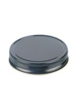 70G Black Metal Screw Cap With Plastisol Liner