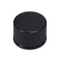 20-410 Black RIb Side Matte Top Plastic (CT) Cap - F217