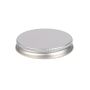 63-400 Silver Metal Screw Cap With Customizable Liner Options