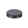 45-400 Black Metal Screw Cap With Customizable Liner Options