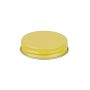 43-400 Yellow Metal Screw Cap With Customizable Liner Options