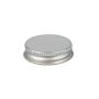 38-400 Silver Metal Screw Cap With Customizable Liner Options