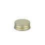 28-400 Gold Metal Screw Cap With Customizable Liner Options