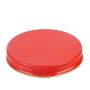 83-400 Red Metal Screw Cap With Customizable Liner Options