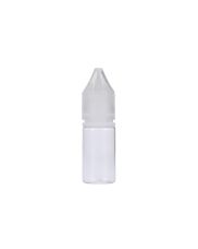 10ml Clear PET Chubby Gorilla Unicorn V3 Bottle With Natural CR Tamper Evident Break Off Band Closure 