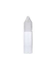 15ml Clear PET Chubby Gorilla Unicorn V3 Bottle With Natural CR Tamper Evident Break Off Band Closure 