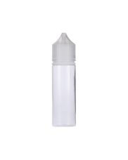 50ml Clear PET Chubby Gorilla Unicorn V3 Bottle With Natural CR Tamper Evident Break Off Band Closure 