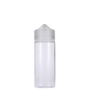 120ml Clear PET Chubby Gorilla Unicorn V3 Bottle With Natural CR Tamper Evident Break Off Band Closure 