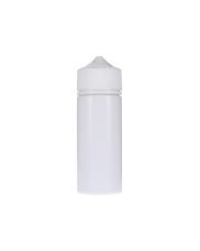 120ml White PET Chubby Gorilla Unicorn V3 Bottle With White CR Tamper Evident Break Off Band Closure 