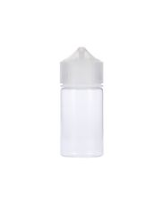 60ml Clear PET Chubby Gorilla Mini Unicorn Bottle With Natural CR Tamper Evident Break Off Band Closure