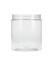 20oz (600ml) Clear PET Wide Mouth Jar Round - 89-400 Neck
