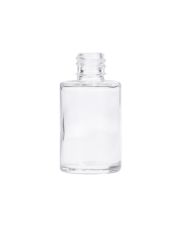 1oz (30ml) Flint (Clear) Cylinder Round Glass Bottle - 18-415 Neck