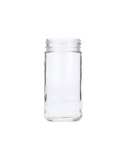 6oz (180ml) Flint (Clear) Paragon Round Glass Jar - 53-405 Neck
